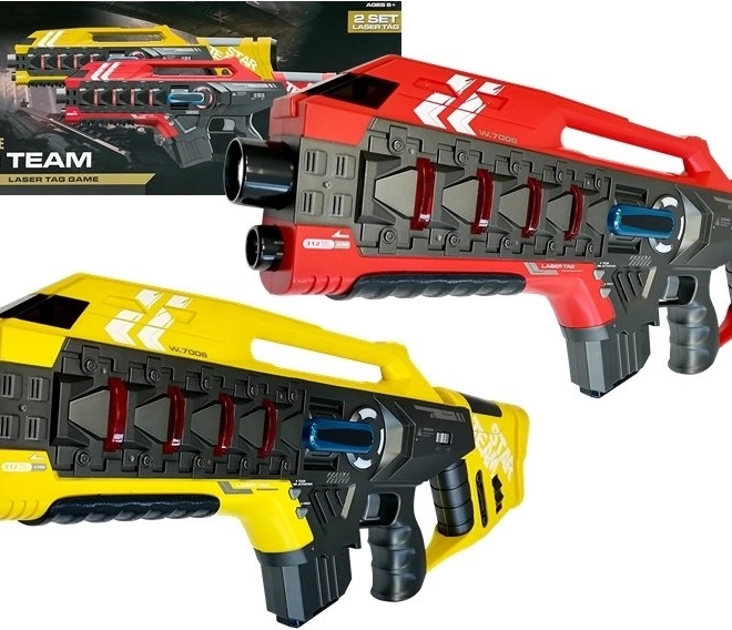 Set Laser Tag Pušk za 4 ekipe v dveh barvah