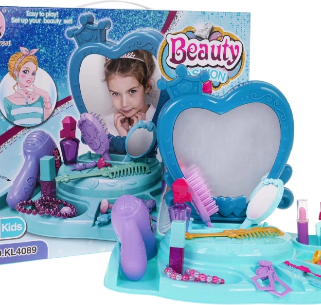 Otroška toaletka Beauty Fashion Modra z dodatki