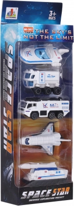 Kovinska vesoljska vozila - set 5 kos