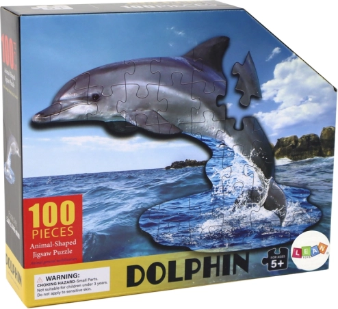 Puzzle 100 kosov z motivom delfina in morskih živali
