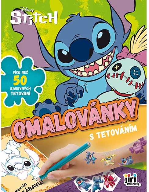Pobarvanke z začasnimi tetovažami LILO & STITCH