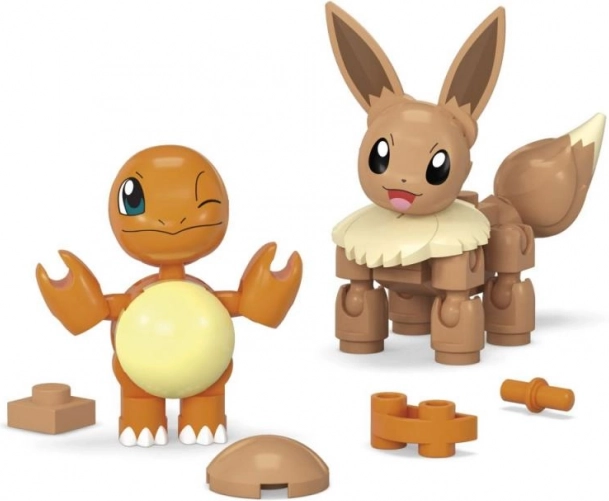 Mega Pokémon Pokéball set 2 kosi Charmander in Eevee
