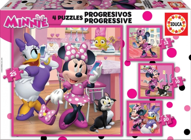 Sestavljanka Minnie in Daisy od Educa 4v1