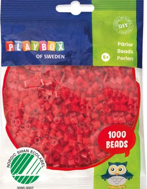 Rdeče likalne perlice 1000 kos