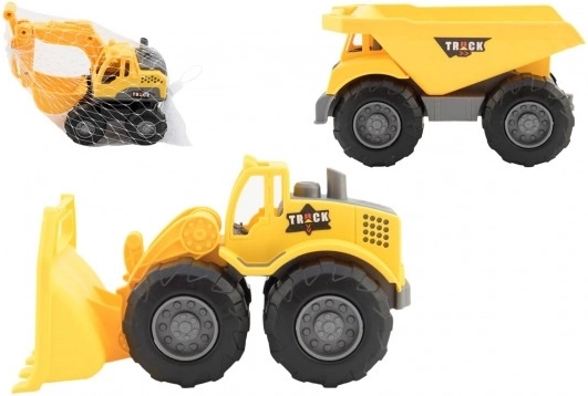 plastični gradbeni stroj 18–20 cm s prostim tekom v mrežici
