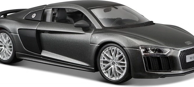 Model avtomobila Audi R8 kompozit 1/24 siva