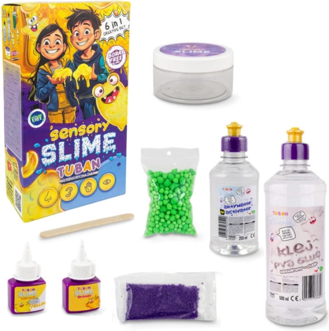 Tuban Kreativni Set Sluz za Senzorično Igro 6v1