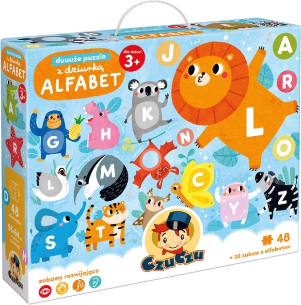 CzuCzu veliki puzzle z luknjo Abeceda