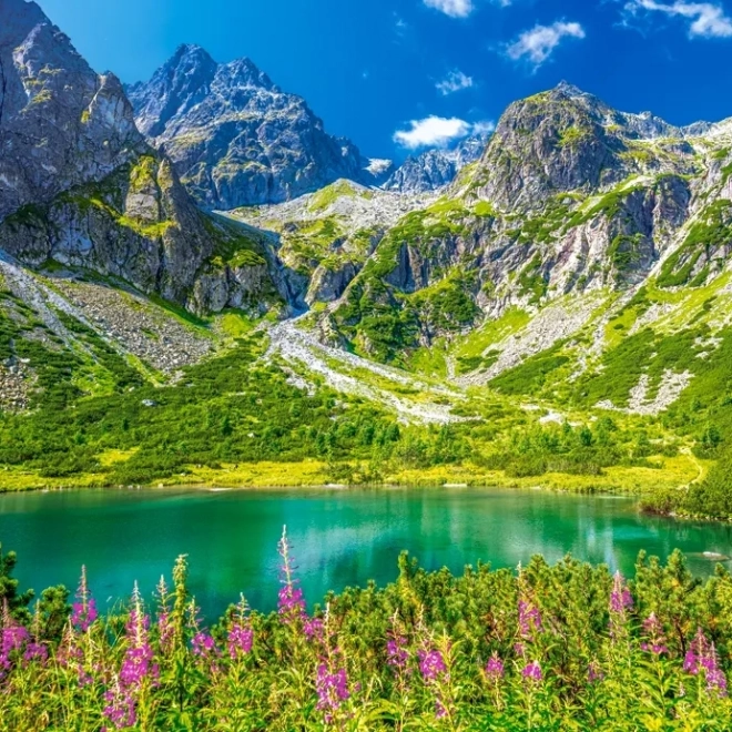 Sestavljanka 1000 kosov Zelene Pleso, Tatre, Slovaška