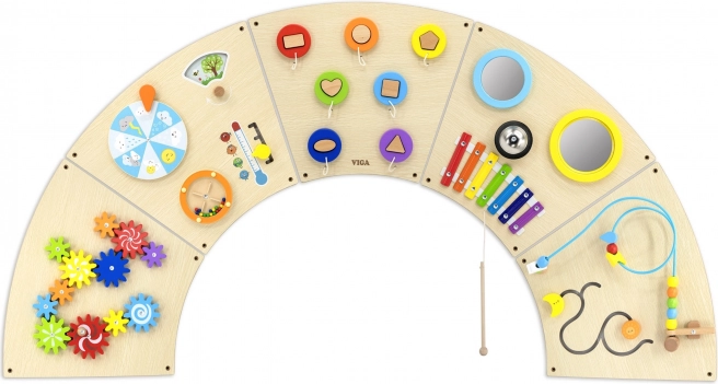 Viga stenska didaktična tabla – montessori senzorični lok