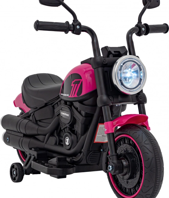 Motocikel Chopper FASTER – Růžový