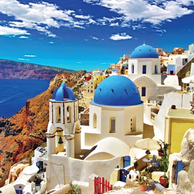 Uganka Oia, Santorini, Grčija 1000 kosov