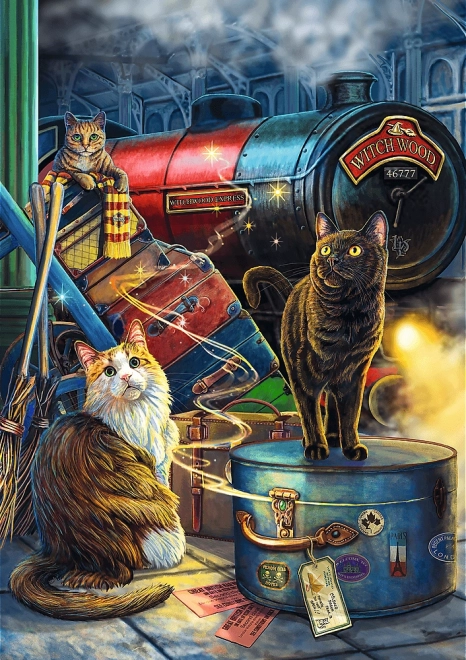 Sestavljanka TREFL Premium Plus Magic Collection: Witchwood Express 1000 koščkov
