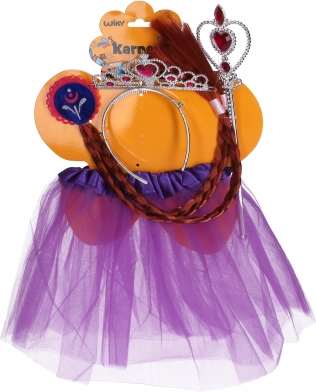Komplet Karneval princeska vijolična