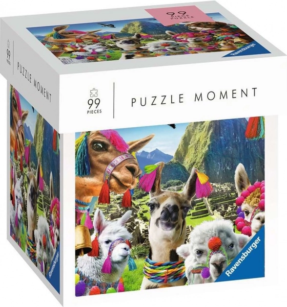 Ravensburger Puzzle Moment – lama, 99 kosov
