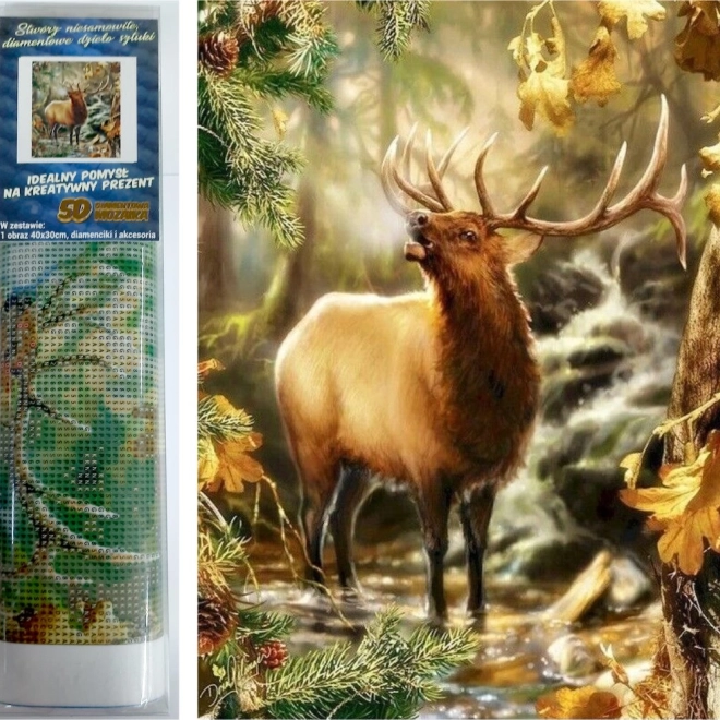 Norimpex Diamantno slikanje Lesni klic 30x40 cm
