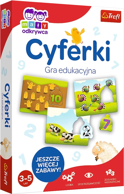 Izobraževalna igra Številke iz serije Mali Odkritelj Trefl