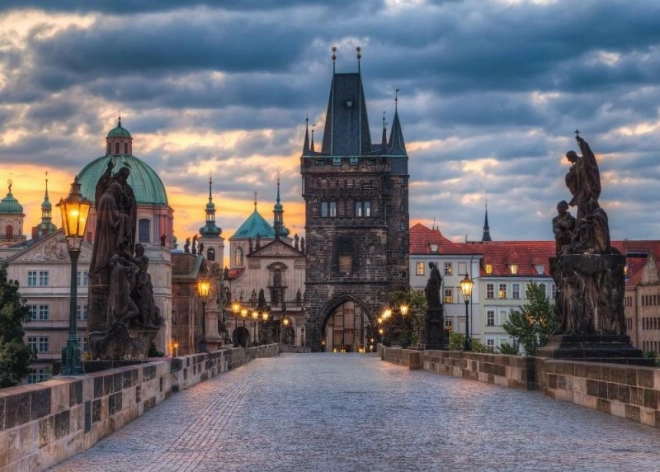 Sestavljanka Praga – sprehod po Karlovem mostu, 1000 koščkov