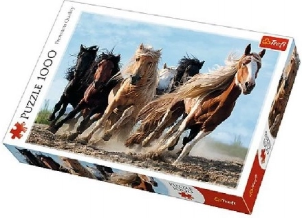 Puzzle 1000 kosov Galopirajoči konji