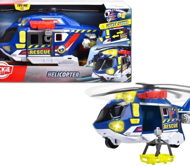 Reševalni helikopter s svetlobo in zvokom