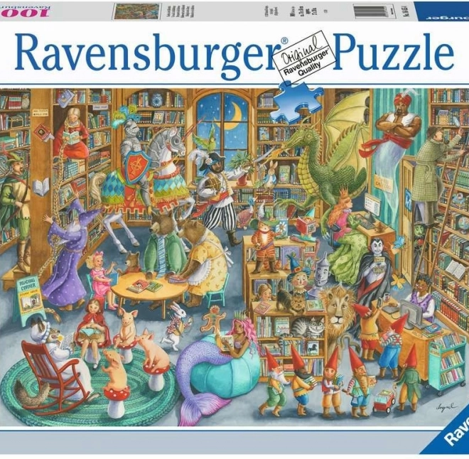 Sestavljanka 2D 1000 Ravensburger Sever v knjižnici