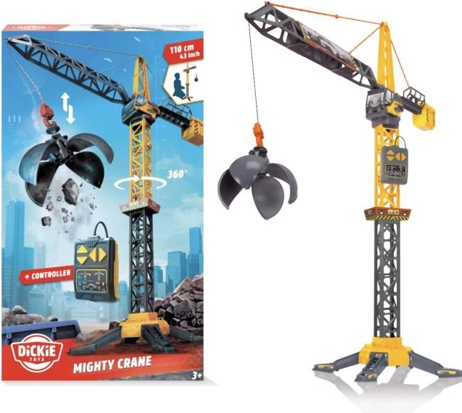 Žerjav VOLVO z rušilno kroglo na daljinsko upravljanje 110 cm – DICKIE TOYS