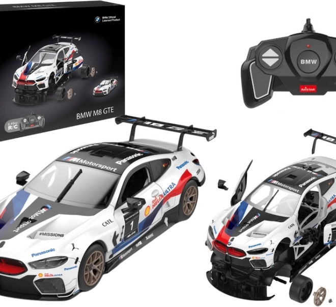 Komplet Avto RC BMW M8 GTE 1:18 Bel Model