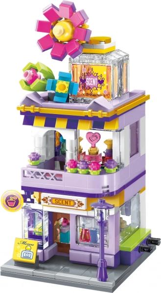 Qman City Corner parfumerija gradbeni set