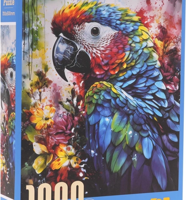 Sestavljanka 1000 kosov – ara papiga (70 × 50 cm)