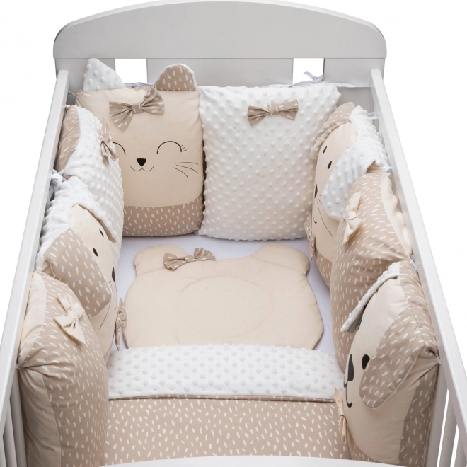 Komplet za posteljico Sleep Guardian 12-delni bež