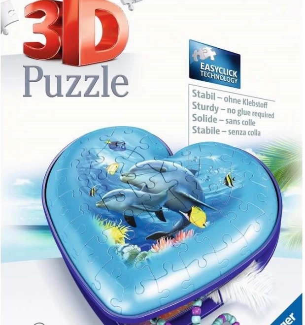 Ravensburger 3D puzzle Srca Podvodni svet 54 delov