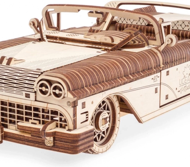 3D leseni mehanski model avtomobila Kabriolet sanj