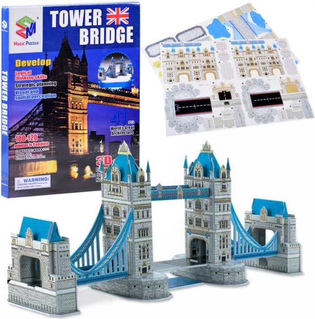 Sestavljanka 3D TOWER BRIDGE 41 kosov