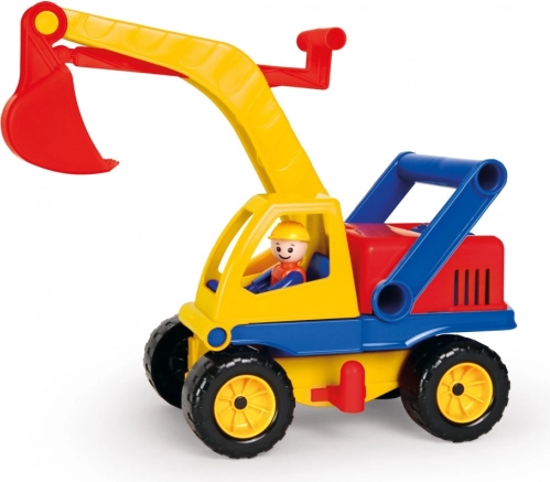 Plastični otroški bager 35 cm s figurico voznika