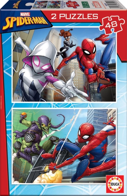 Educa sestavljanka Spider-Man 2 x 48 koščkov