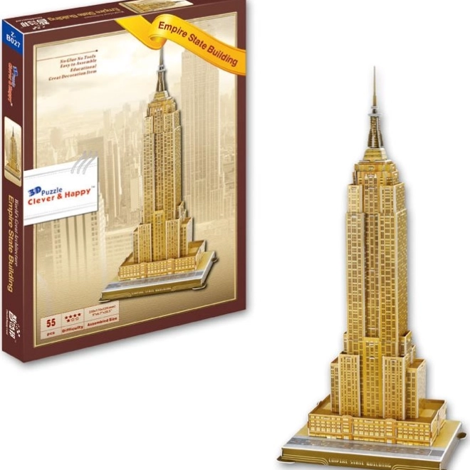 3D sestavljanka Empire State Building - CLEVER & HAPPY
