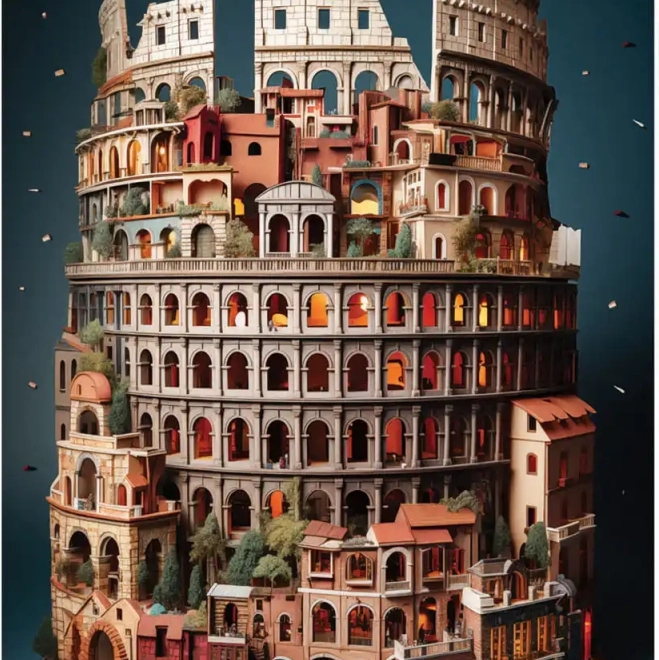 Puzzle Koloseum 1000 kosov