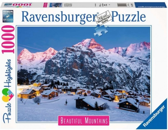 Ravensburger sestavljanka Mürren iz Bernskega Oberlanda 1000 kosov