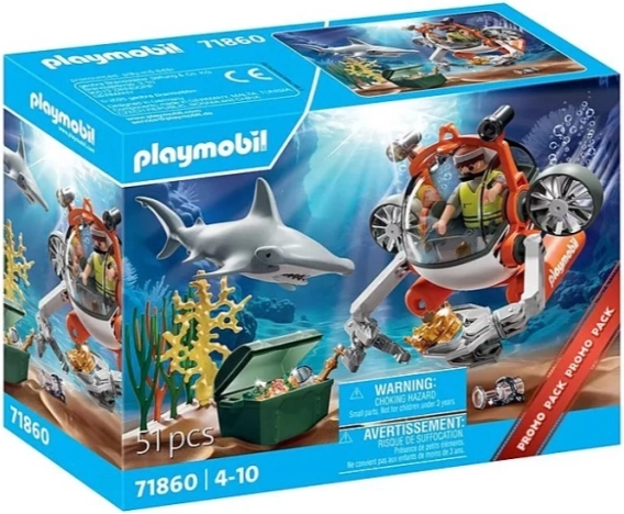 Playmobil lov na zaklad s podmornico
