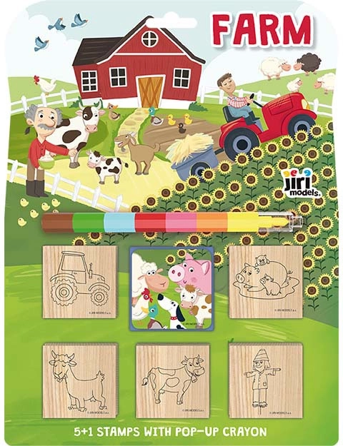 Kmetijska komplet žigov z voščenkami