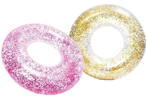 Napenljiv obroč z bleščicami INTEX Sparkling Glitter 107 cm