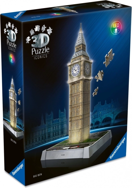 Iconics: Big Ben nočna izdaja – osvetljen 3D model z LED