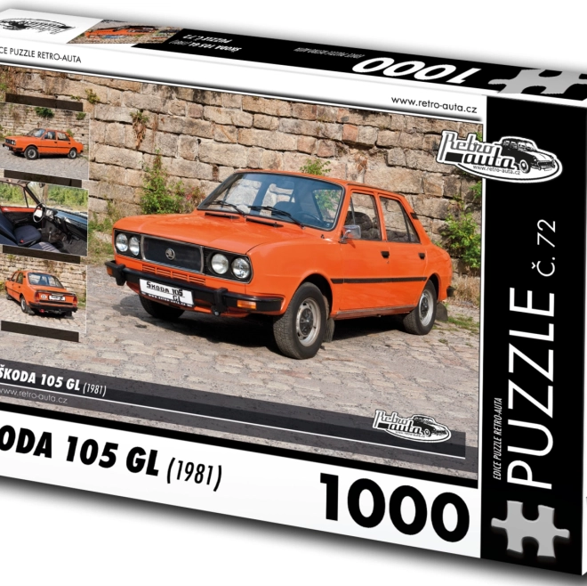 Sestavljanka Škoda 105 GL 1981 - 1000 kosov