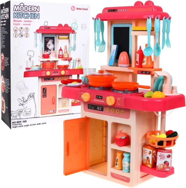Otroška Kuhinja Modern Kitchen Roza