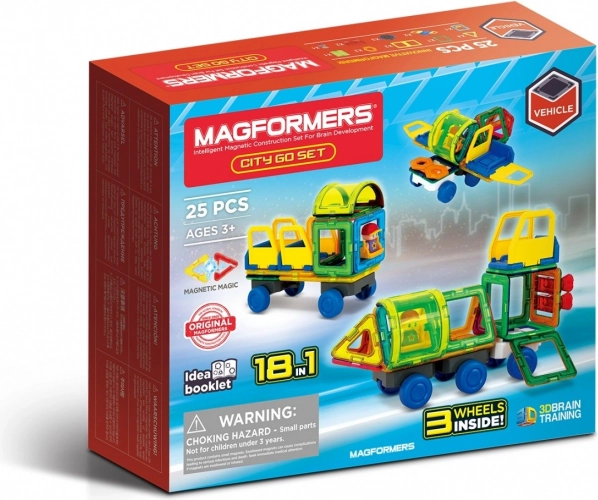 Magnetne kocke City Go Set 25 kos