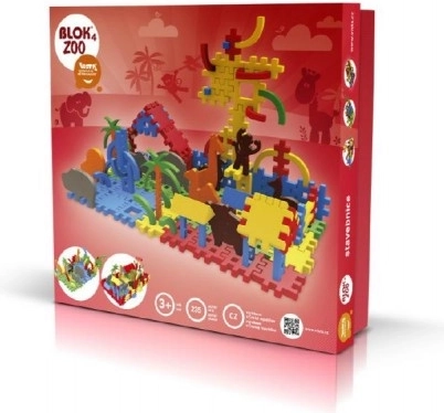 Plastična sestavljanka BLOK 4 Zoo, 235 kosov