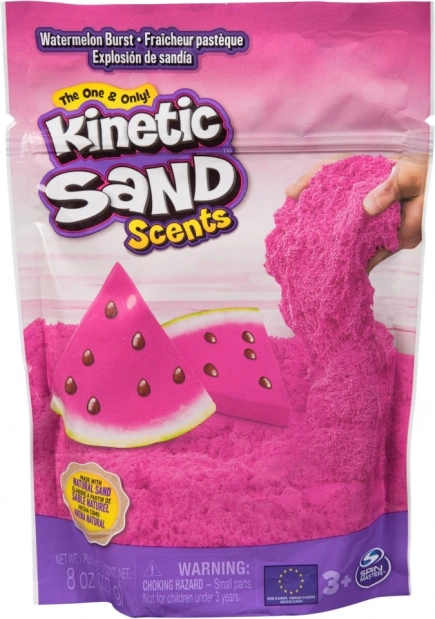 kinetični pesek Scents Watermelon Burst 28 g – dišeč neonsko rožnat pesek