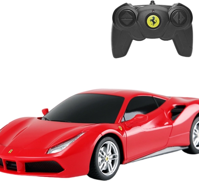 Avto na daljinsko upravljanje FERRARI 488 GTB 1:24 RASTAR – črn