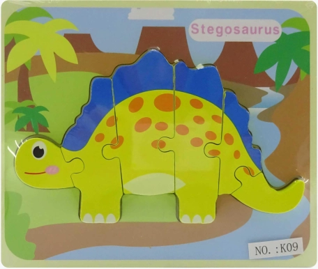 Lesena dinozavrska vstavljanka