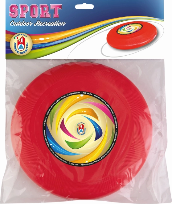 Rdeči frizbi disk Androni 23 cm